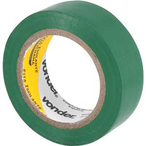 Fita isolante, 19 mm x 10 m, verde, VONDER