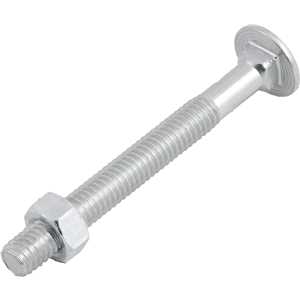 Parafuso francês zincado, 5/16" x 3", com porca, VONDER