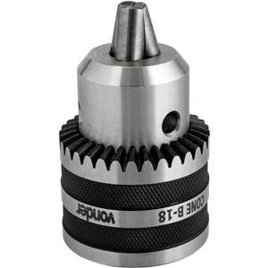 Mandril com chave, 1,0 mm - 16,0 mm, cone B18, VONDER