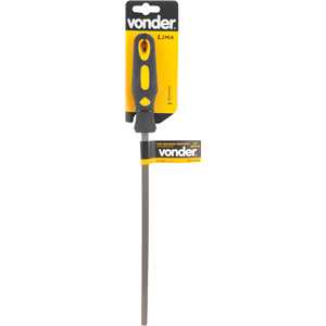 Lima quadrada bastarda, 10", com cabo, VONDER