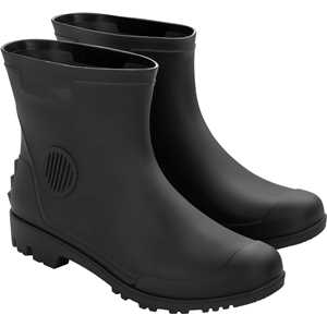 Bota de PVC preta, cano 3/4, sem forro, 37, VONDER