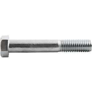 Parafuso sextavado zincado 5/8" x 4", UNC, rosca parcial, VONDER