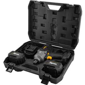 Chave de impacto, bateria 20 V, encaixe de 3/4", fonte de carregamento bivolt automático, CIV 234B, VONDER PLUS