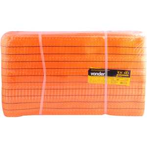 Cinta para elevação de cargas 7:1, 6,0 m, 10,0 tf, laranja, CE 1060, VONDER