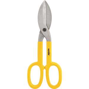 Tesoura 10", para chapas, modelo americano, corte reto, VONDER