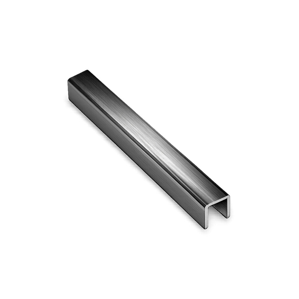 FILETE AL. LUMELESS Nº 1 BRUSHED GRAY 9,5 x 9,5 x 300 cm