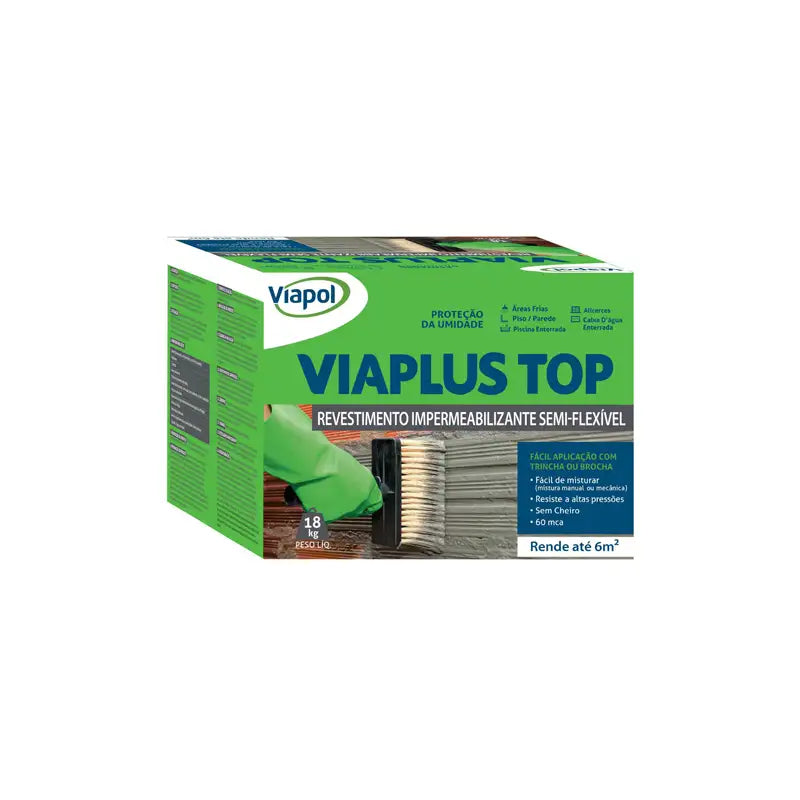 Impermeabilizante Caixa D'água 18Kg Viaplustop