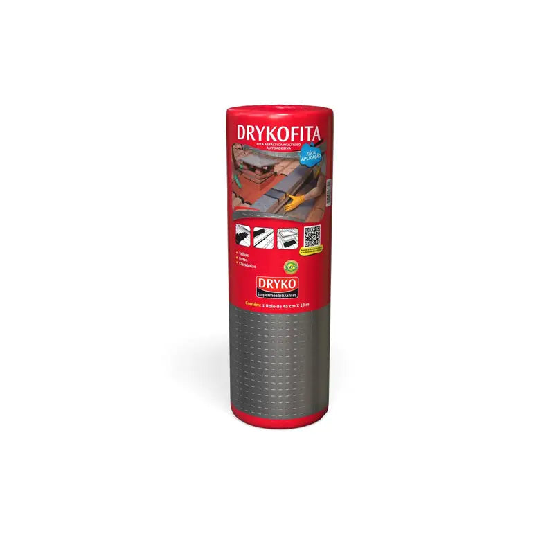 Impermeabilizante Fita 0,45X10m Dryko Alumínio Rolo