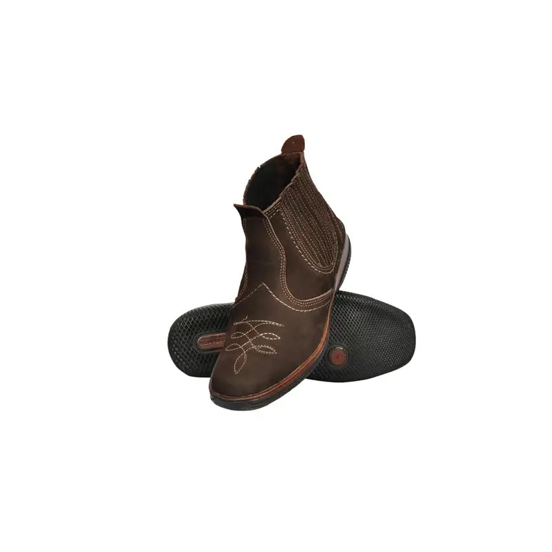 Botina Saad Nobuck Oliva Solado Gel 41