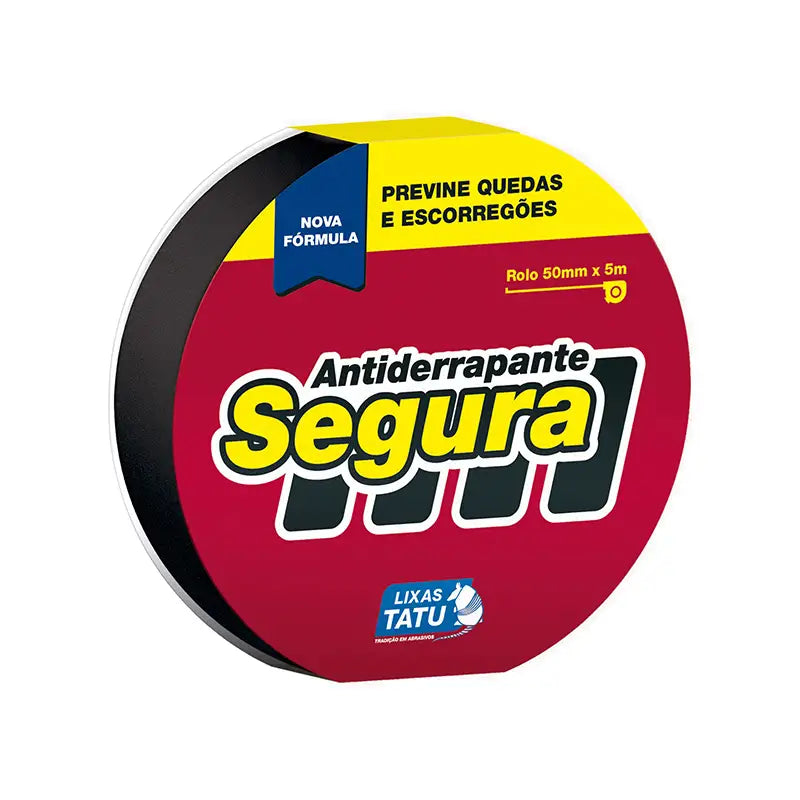 Fita Antiderrapante Escadas Preta 05Cmx05m Tatu