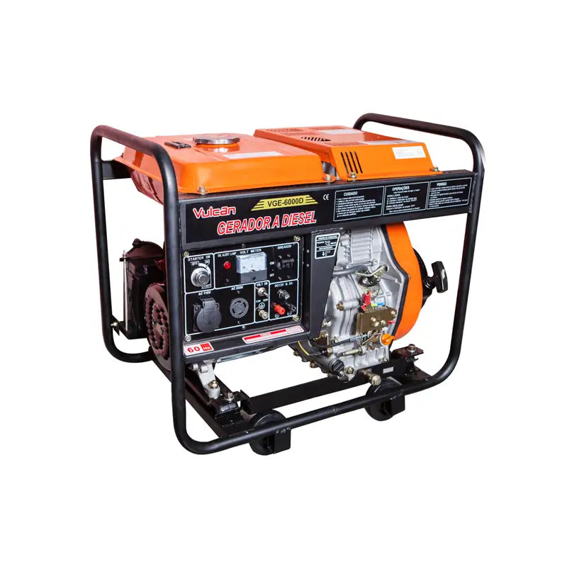 Gerador Diesel 6000W 4T10hp Vulcan Bivolt
