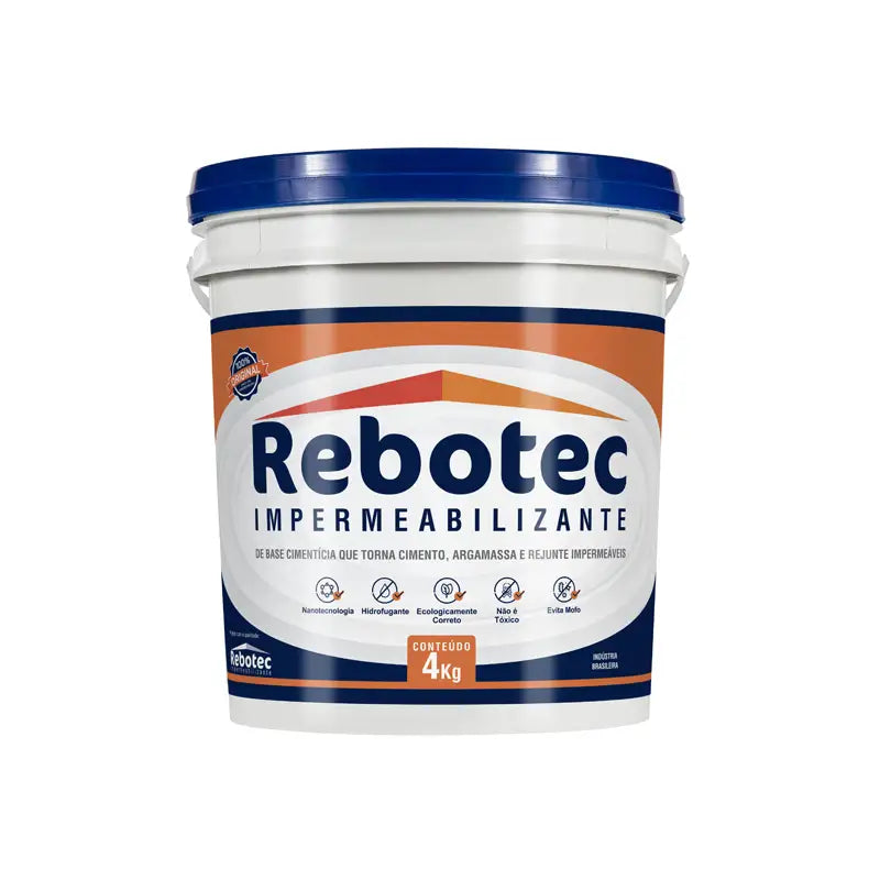 Impermeabilizante Hidrofugante Rebotec 4Kg