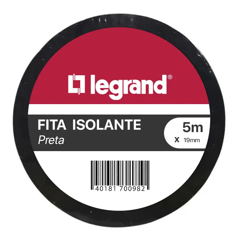 Fita Isolante 5Mx19mm Ag Legrand C10