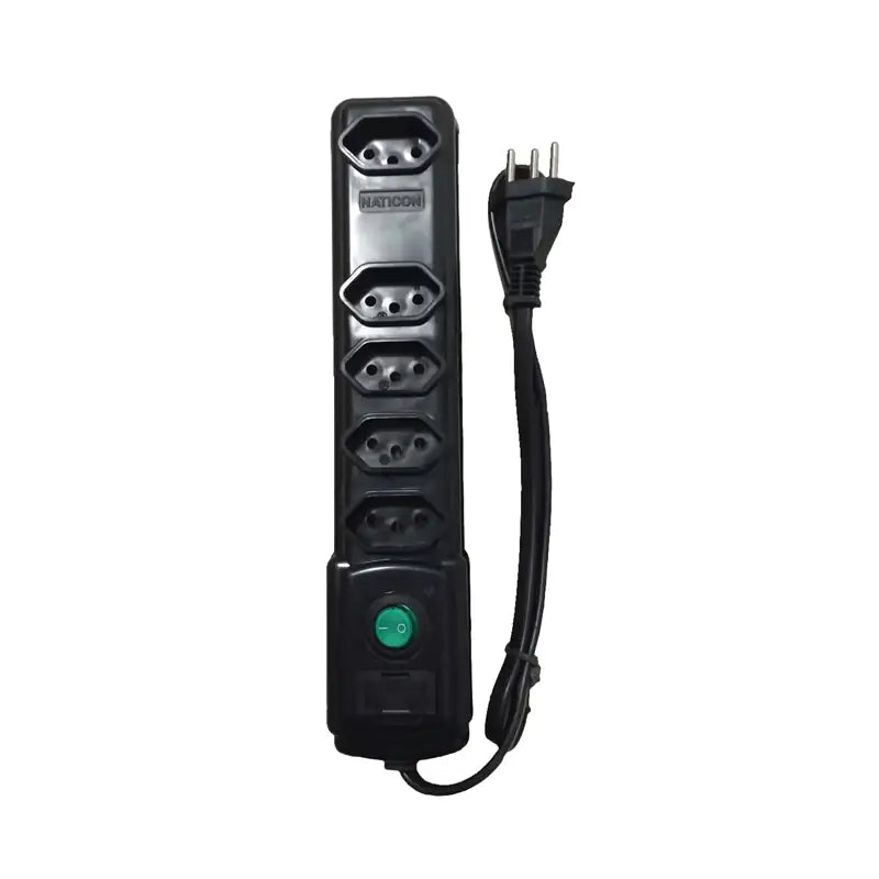 Filtro Linha 5 Tomadas Bivolt C/Fusível Naticon