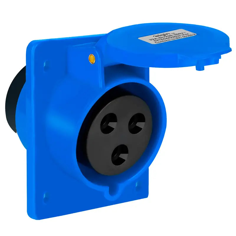 Tomada Embutir Industrial 2P+ T 32A 220/240V Elgin