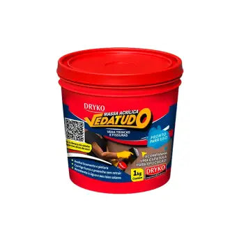 Massa Corrida Acrílica 1Kg Branca C6