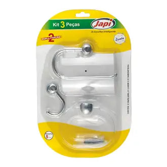 Acessório Banheiro 3 Peças Cristal Japi