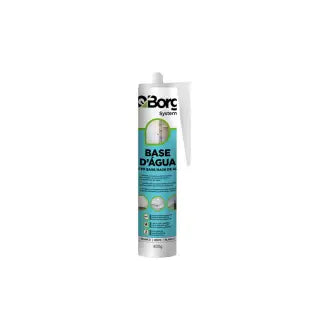 Cola Silicone Base D'água 400G Branco Qborg