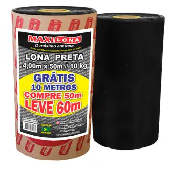 Lona Preta Maxilona 4X50 Ref.120 10Kg