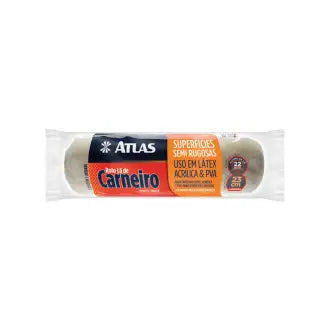 Rolo Lã Natural 23Cm S/Suporte Atlas 328/22 En