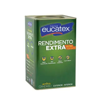 Tinta Acrílica Eucatex Exterior/Interior Pérola Rendimento Extra 18L