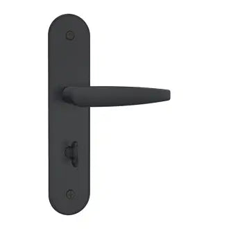 Fechadura Banheiro Alavanca Espelho Preto Fosco 824/33 St