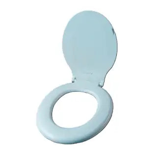 Assento Sanitário Cinza Claro Oval Roma Alumasa