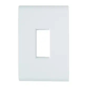 Placa 2X4 C/1 Posto Vertical Branca Liz Tramontina