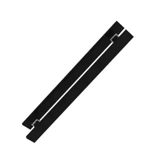 Puxador Porta Plano Preto Duplo 4X75x60