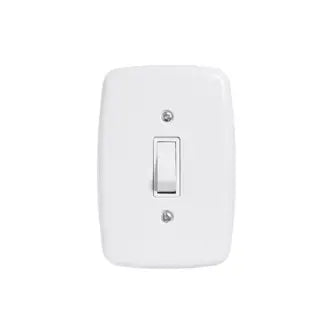 Interruptor 1 Pararela 2X4 10A Branco Pluzie