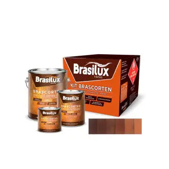 Tinta Brascorten 3,6L Ferrugem Brasilux