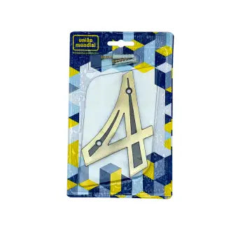 Algarismo Zamak Lo 13Cm No 4 En União