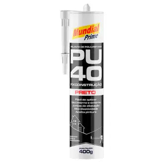 Selante Pu Preto 400G Pu40 Mundial Prime