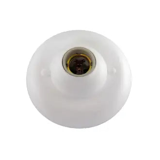 Plafon Pp Bocal Porcelana Branco 100W Interneed C10