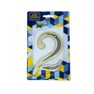 Algarismo Zamak Lo 13Cm No 2 En União