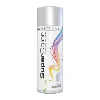 Tinta Spray Prata Metálico 6X350 Tekbond