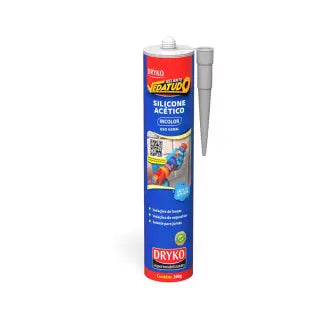 Cola Silicone Acético Transparente 260G Vedatudo Dryko
