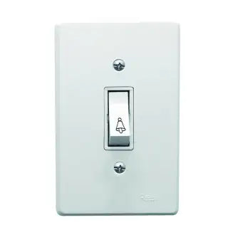 Interruptor Campainha 2X4 C/Placa Gelo Radial