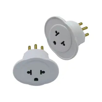 Pino Adaptador 2P+T Universal Branca Radial C10