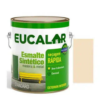 Esmalte 1/4X6 Eucalar Brilhante Areia