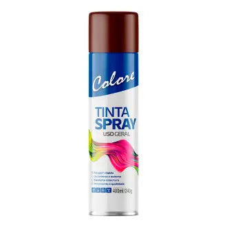 Tinta Spray Marrom 6X400 Colore