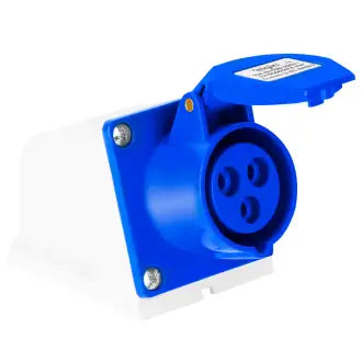 Tomada Sobrepor Industrial 2P+ T 16A 220/240V Elgin
