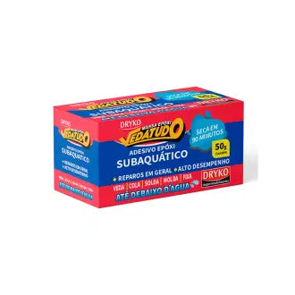 Cola Massa Cinza 50Gx12 Vedatudo Sos Epóxi