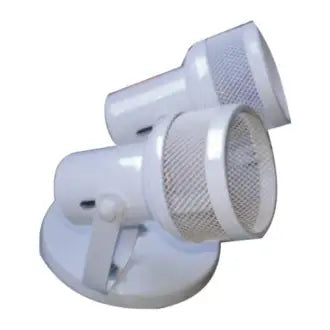 Spot P/2 Lâmpadas 100W Bivolt Branco Tela En