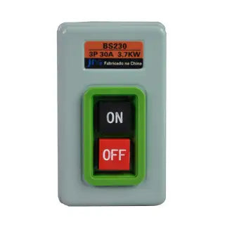 Botoeira Chave Sobrepor 30A On/Off Jng