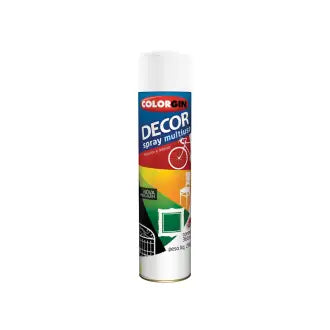 Tinta Spray Branco Brilhante 6X360 Colorgin