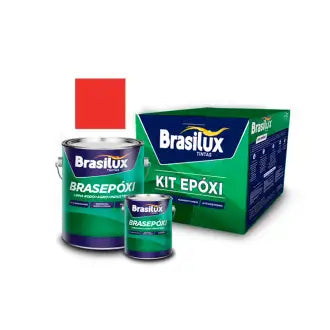 Tinta Epoxi 3,6L Vermelha Brasilux