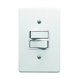 Interruptor 2 Paralelos 2X4 10A Gelo Radial