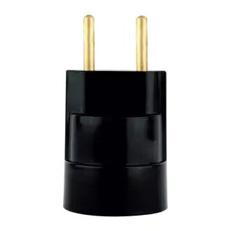 Soquete Bocal 2 Pinos Preto Foxlux C50