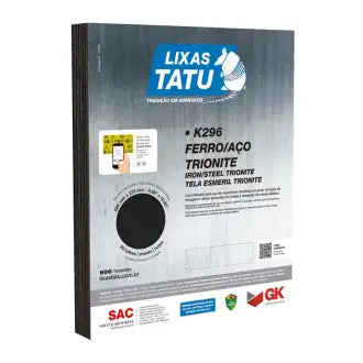 Lixa Ferro 150 Lixas Tatu K296 C25